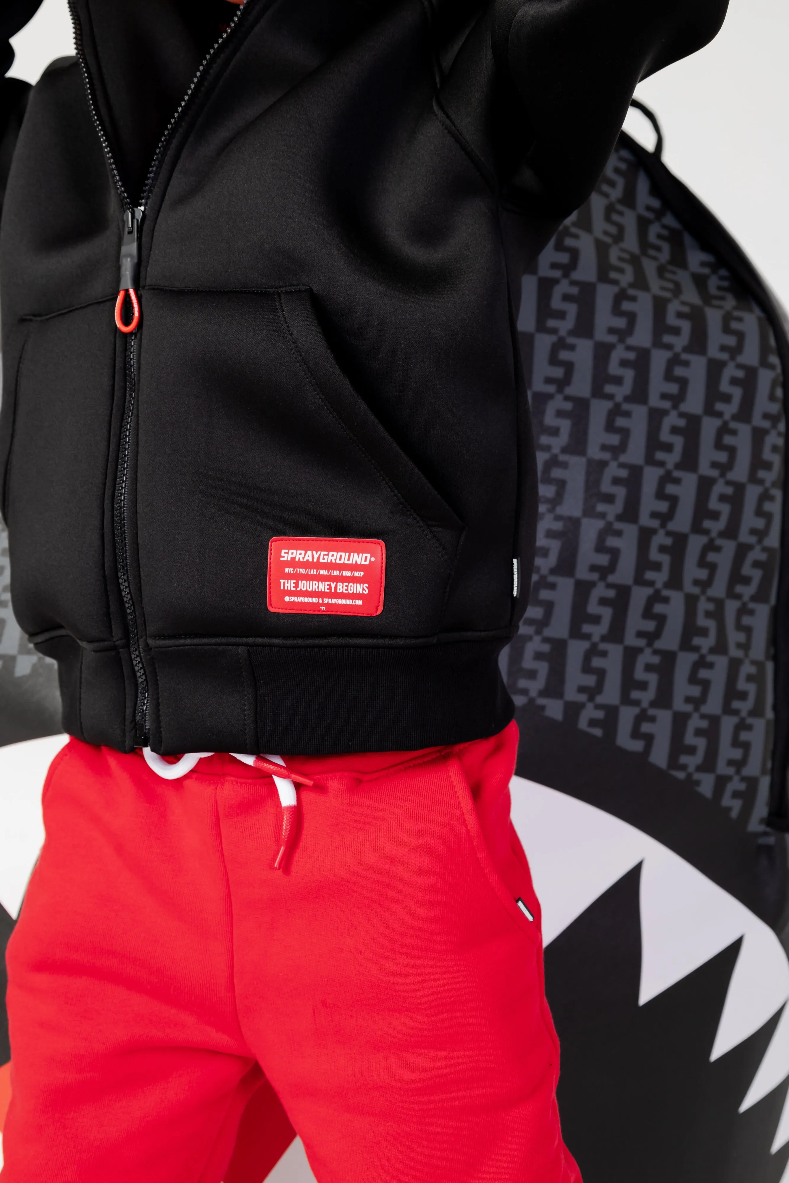 Black Scuba Fullzip J