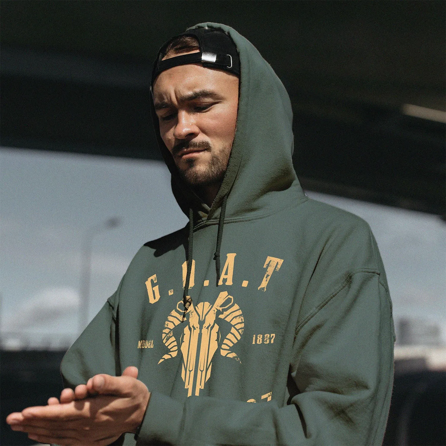 Call of Duty Akimbo 1887 Olive Hoodie