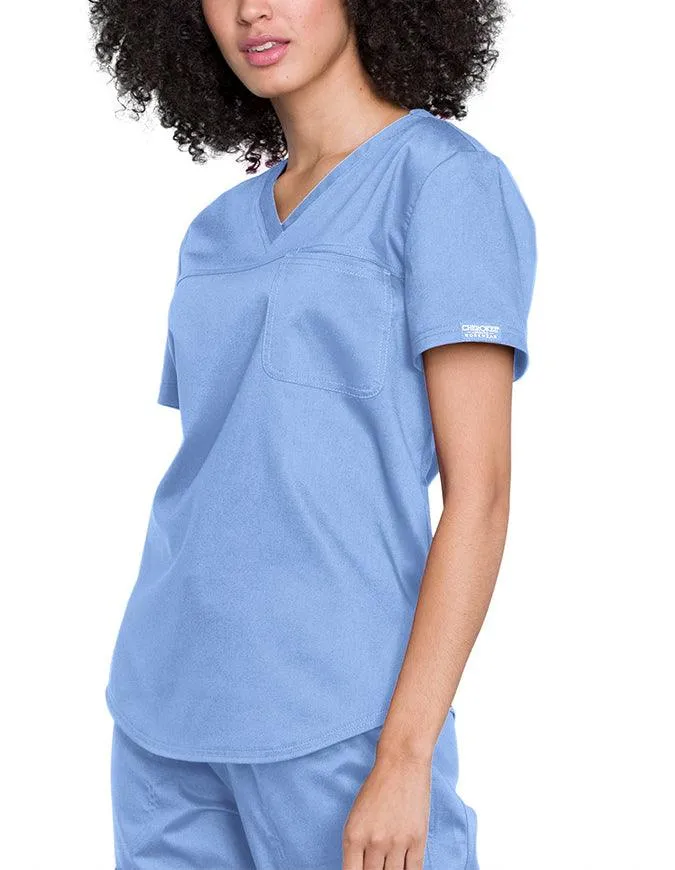 Cherokee Workwear Revolution Women's V-Neck O.R. Top