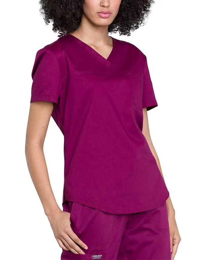 Cherokee Workwear Revolution Women's V-Neck O.R. Top