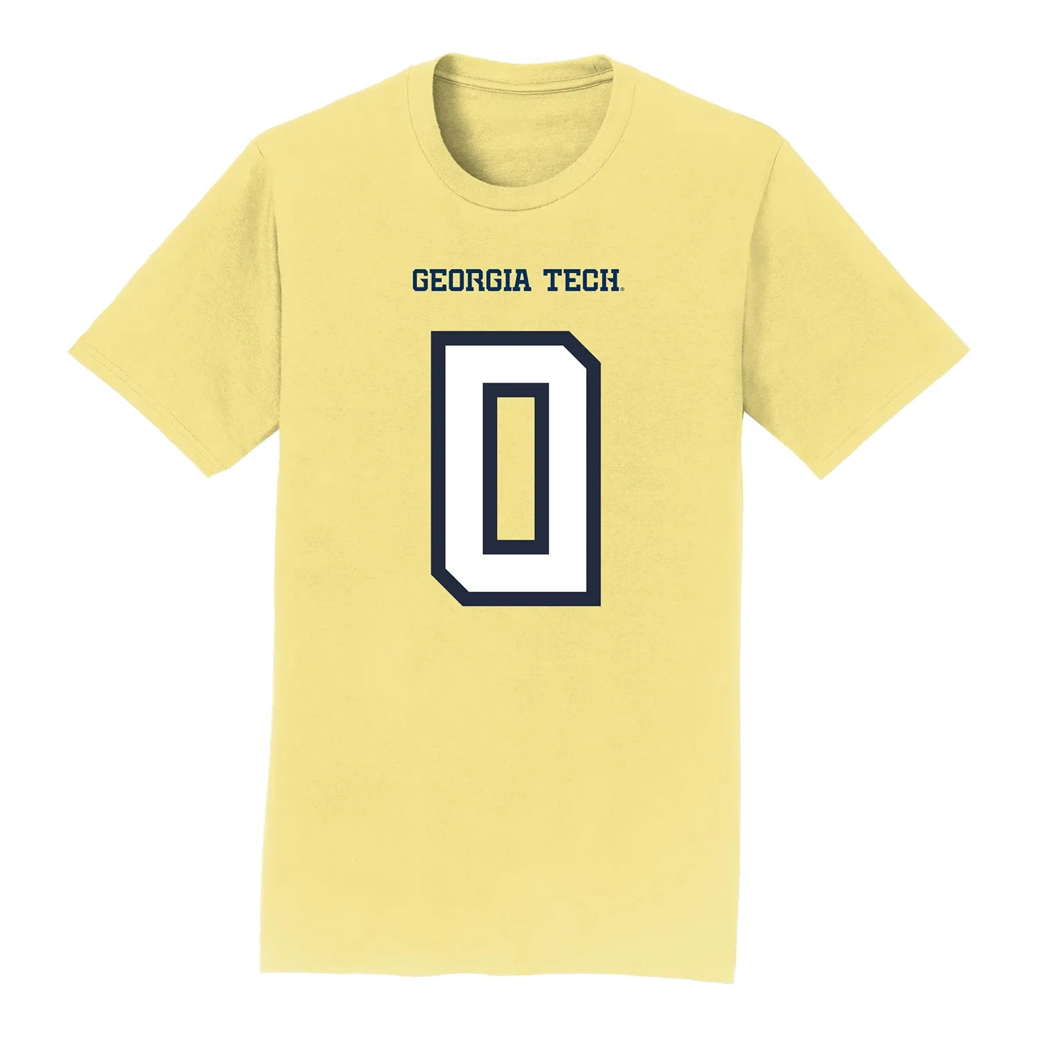 Georgia Tech Yellow Jackets Men's Basketball NIL Athlete T-Shirt - #0 Lance Terry