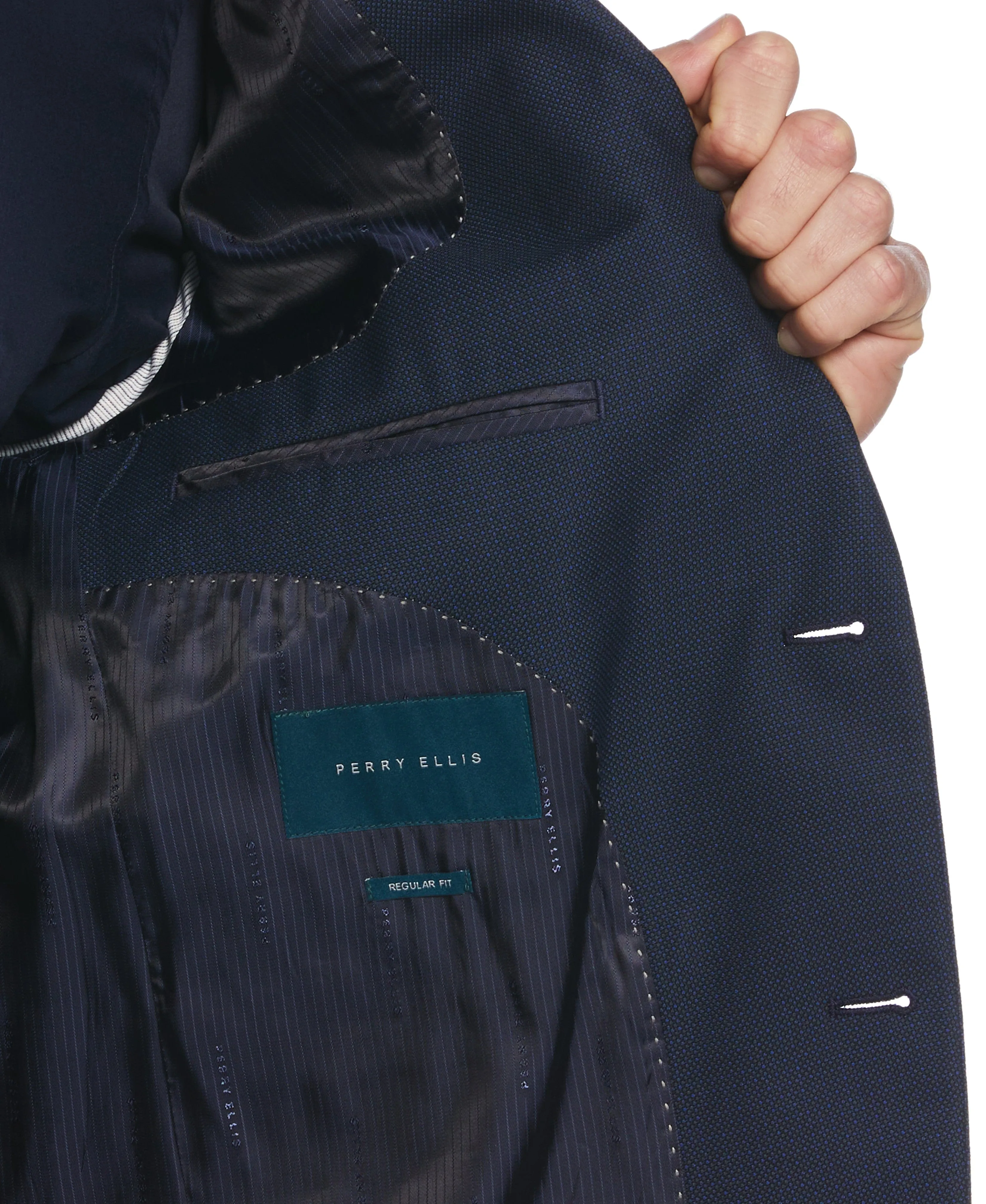 Performance Stretch Notched Lapel Suit Jacket