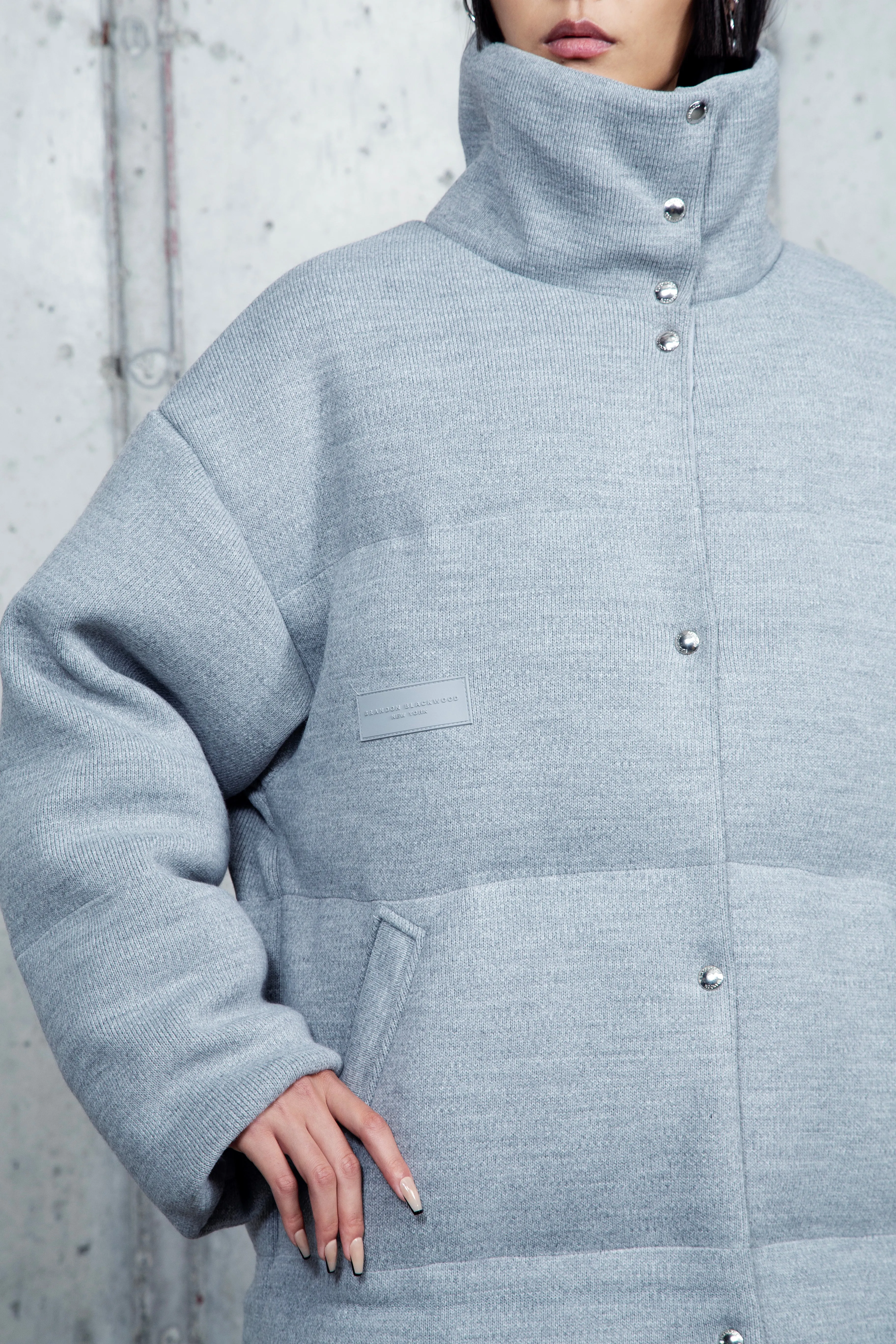 Ribbed Comforter Coat