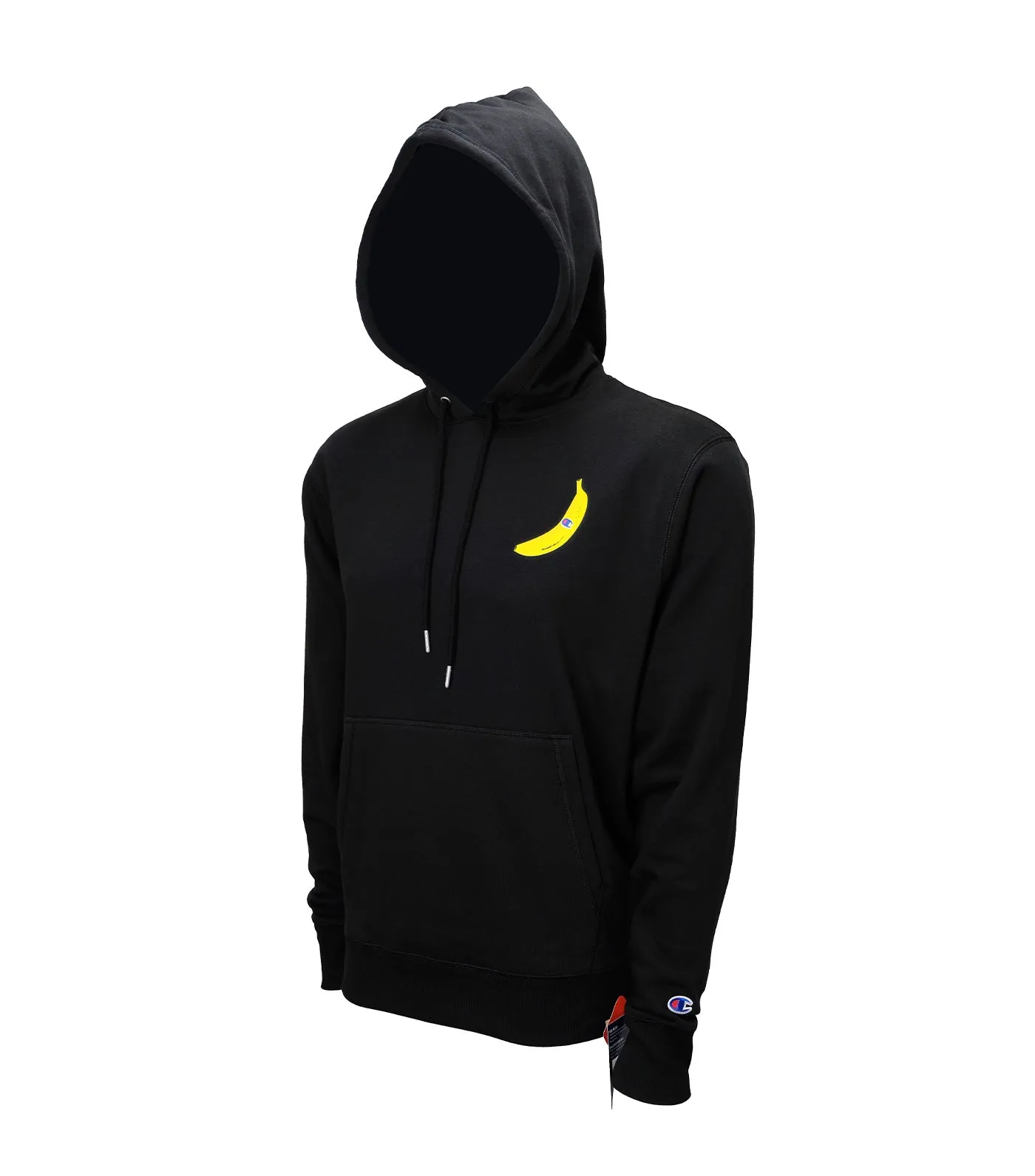 US Line Classic Fleece Pull-Over Hoodie Black