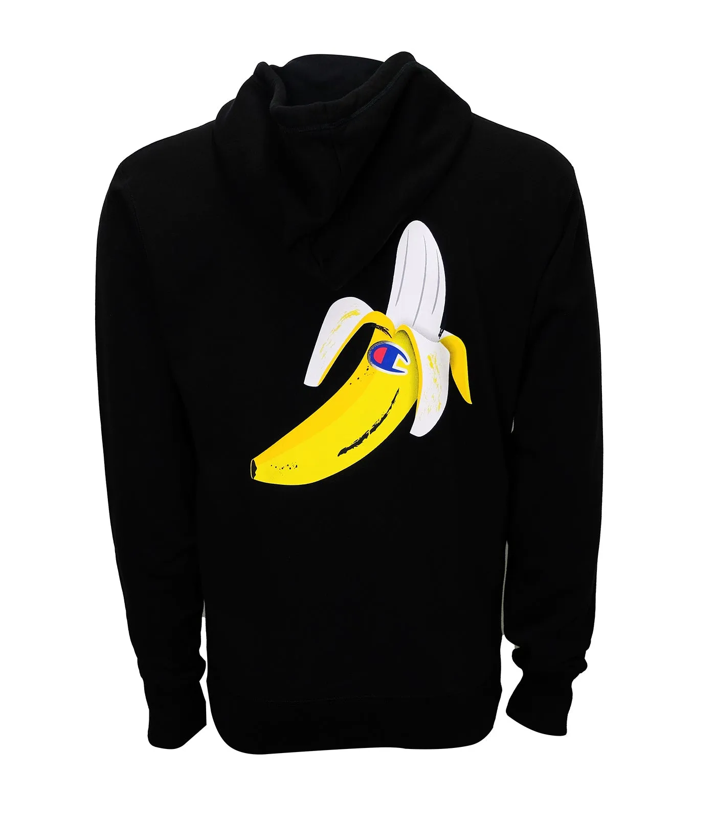 US Line Classic Fleece Pull-Over Hoodie Black