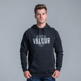 Valour Black Shield Hoodie