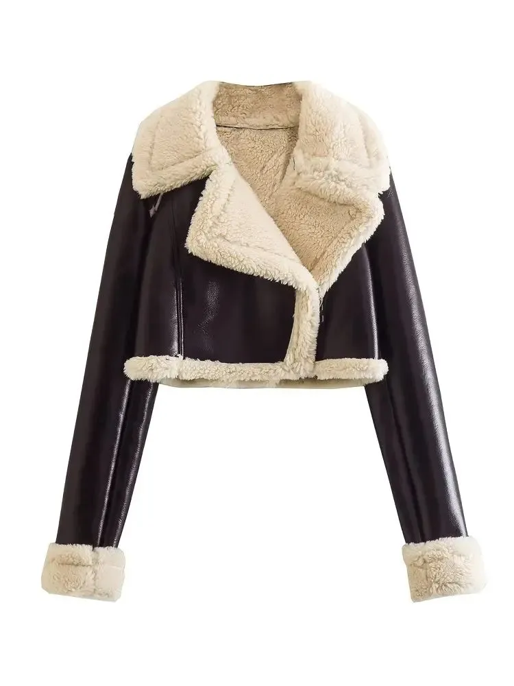 Vintage Front Zipper Jacket
